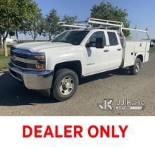 2017 Chevrolet 2500HD Service Truck Runs & Moves, Airbag Light On, No Reverse