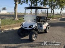 2019 Cushman EZGO 4 passenger Cart. (Moves.) NOTE: This unit is being sold AS IS/WHERE IS via Timed 