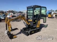 (Dixon, CA) 2024 AGT Industrial H13R Mini Hydraulic Excavator Runs & Operates, New
