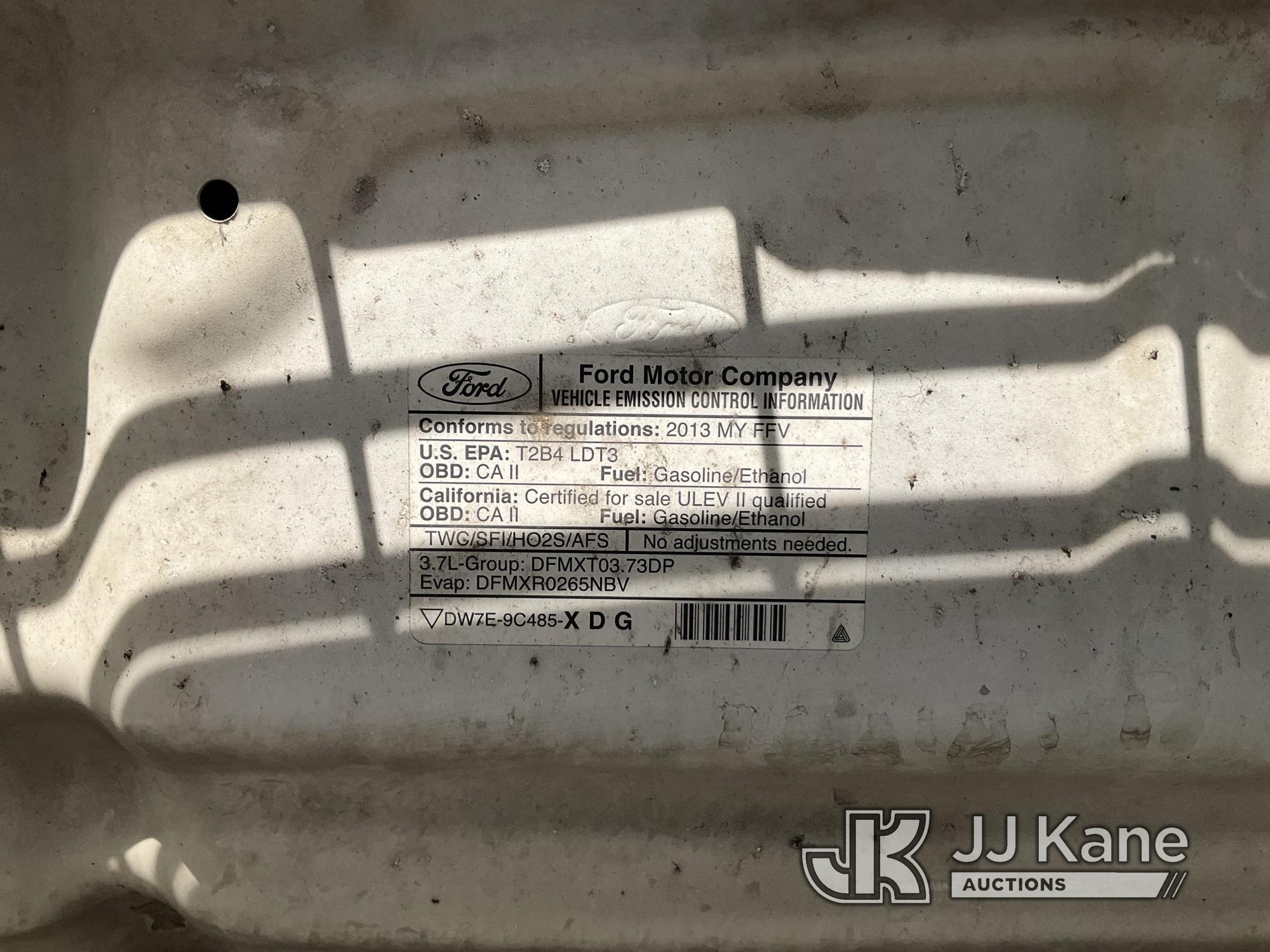 (Dixon, CA) 2013 Ford F150 4x4 Pickup Truck Runs & Moves, Engine Monitors, Stereo Not Working