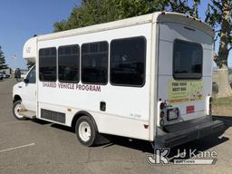 (Dixon, CA) 2007 Ford E450 Cutaway Van Runs & Moves, Handicap Access Not Functional, Vehicle Shakes