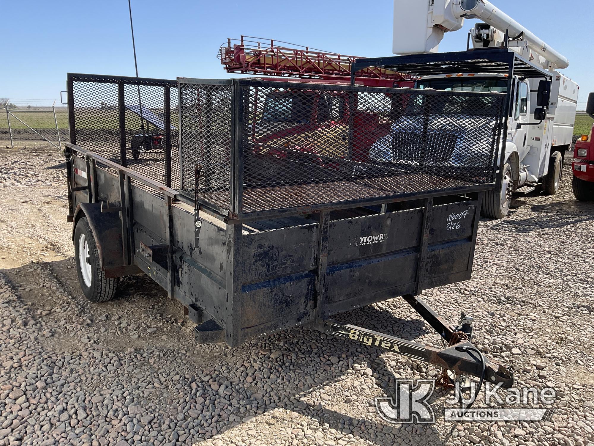 (Dixon, CA) 2006 Big Tex Landscape Trailer Road Worthy, Rust, Body Damage