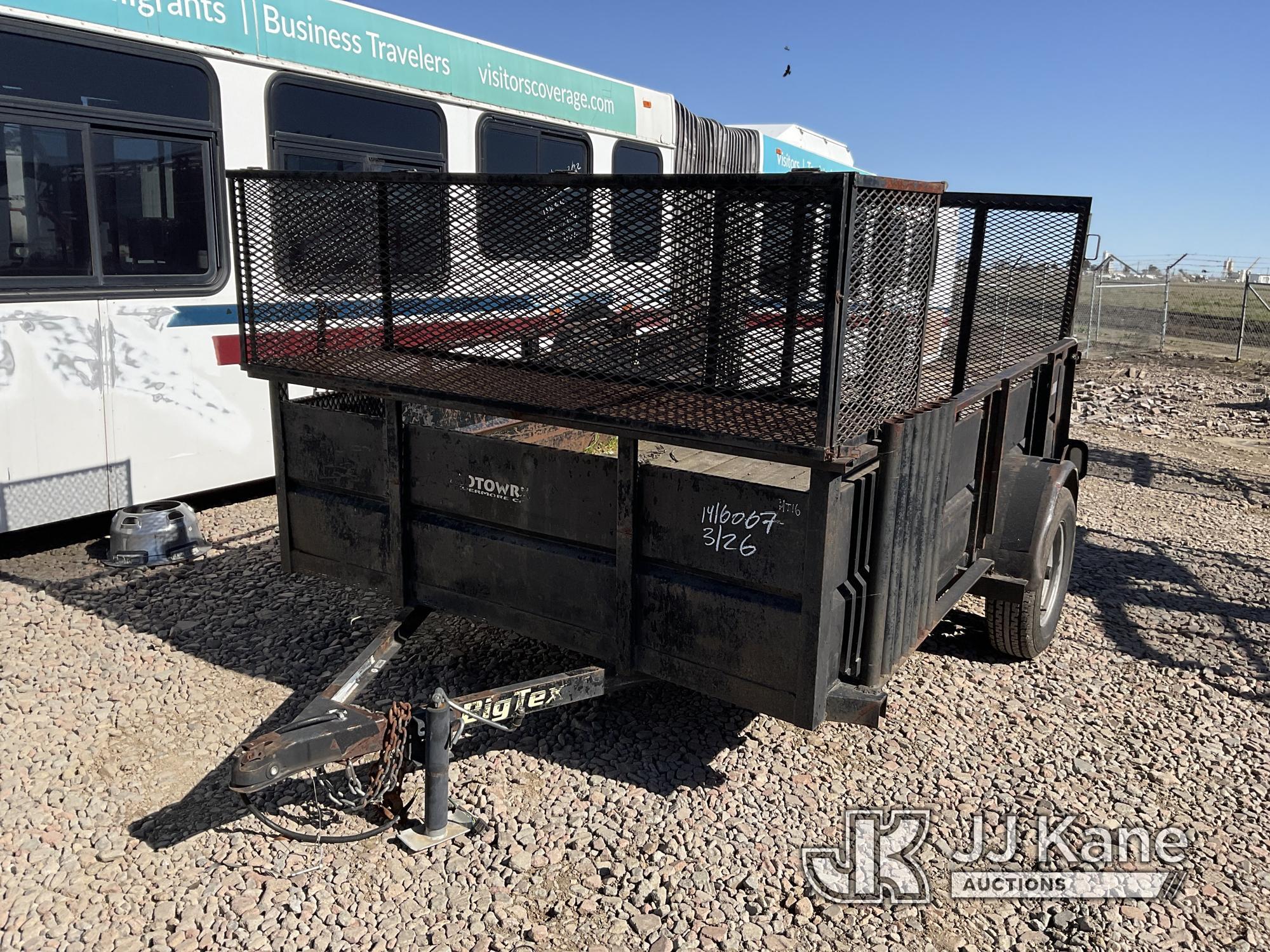 (Dixon, CA) 2006 Big Tex Landscape Trailer Road Worthy, Rust, Body Damage