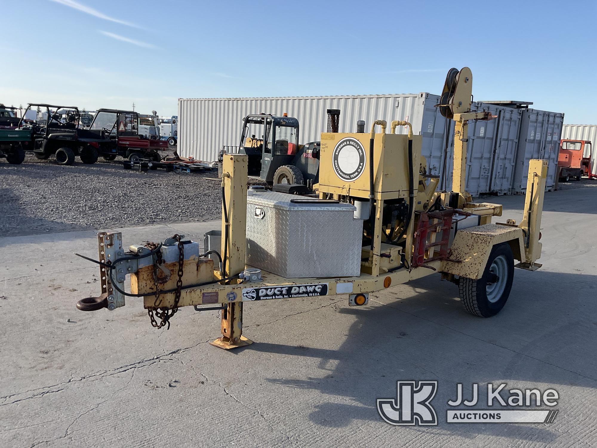 (Dixon, CA) 2003 Sherman & Reilly DDH-75-T Tensioner Trailer Road Worthy, Engine Runs & Operates