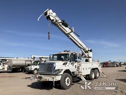 (Dixon, CA) Altec D3055A T, Digger Derrick rear mounted on 2008 International WorkStar 7500 6x4 Util