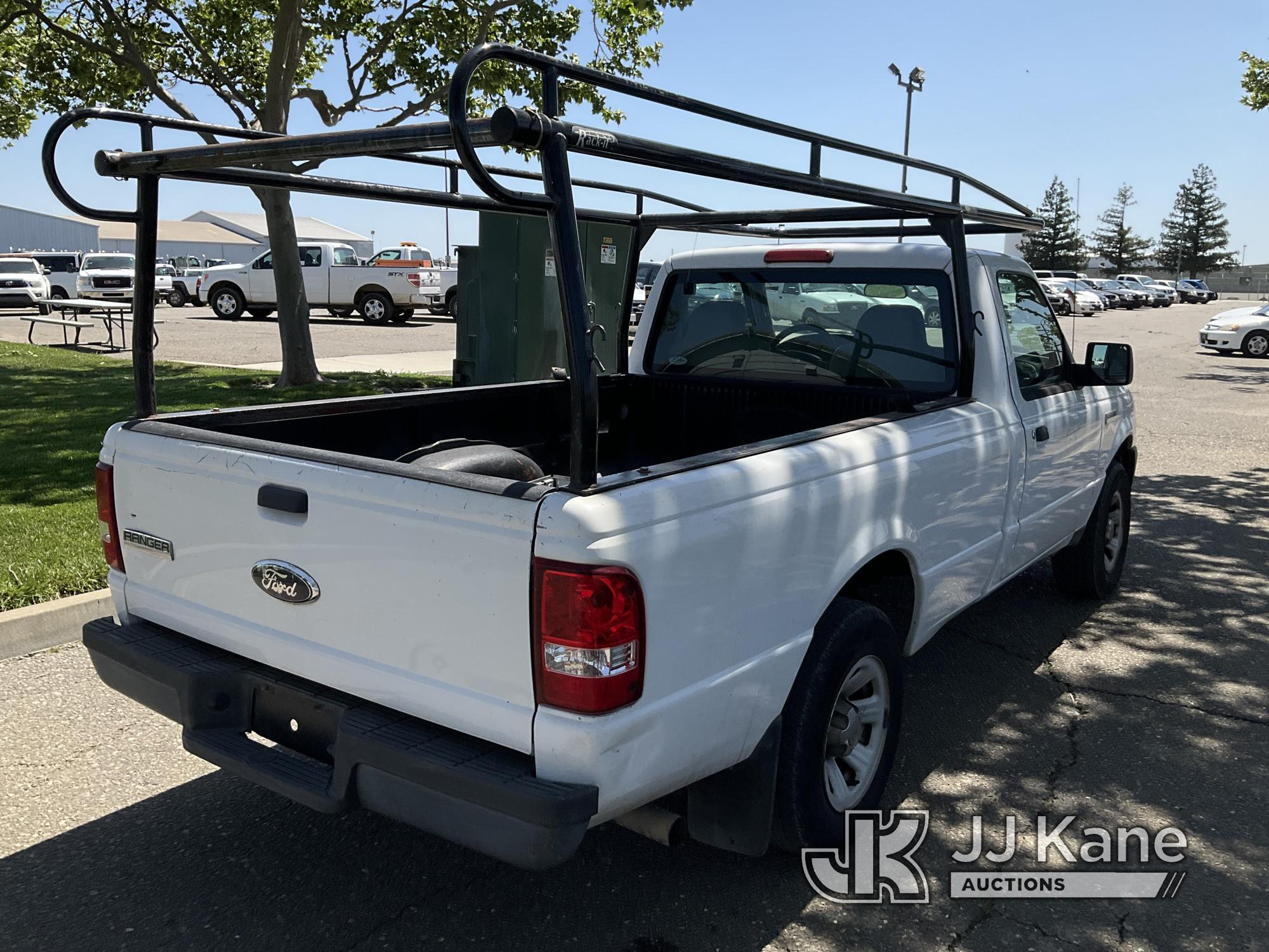 (Dixon, CA) 2008 Ford Ranger Pickup Truck Runs & Moves, Brake Pedal Soft, Body Damage On Driver Door