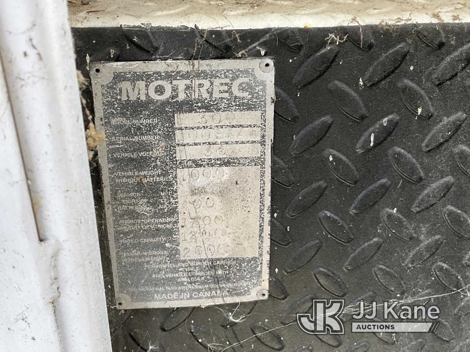 (Dixon, CA) Motrec E300 Not Running. Light Rust Damage. Bill of Sale Only