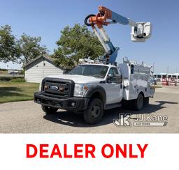 (Dixon, CA) Altec AT37G, Bucket Truck mounted behind cab on 2011 Ford F550 4x4 Service Truck Runs, M