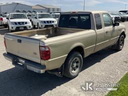 (Dixon, CA) 2001 Ford Ranger Extended-Cab Pickup Truck Runs & Moves) (Cracked Windshield, Driver Win