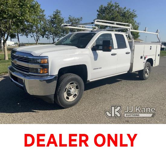 (Dixon, CA) 2017 Chevrolet 2500HD Service Truck Runs & Moves, Airbag Light On, No Reverse