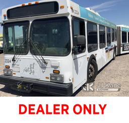 (Dixon, CA) 2002 New Flyer D60LF Bus Not Running, Condition Unknown