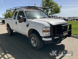 (Dixon, CA) 2008 Ford F350 4x4 Extended-Cab Pickup Truck Runs & Moves) (Check Engine Light Is On