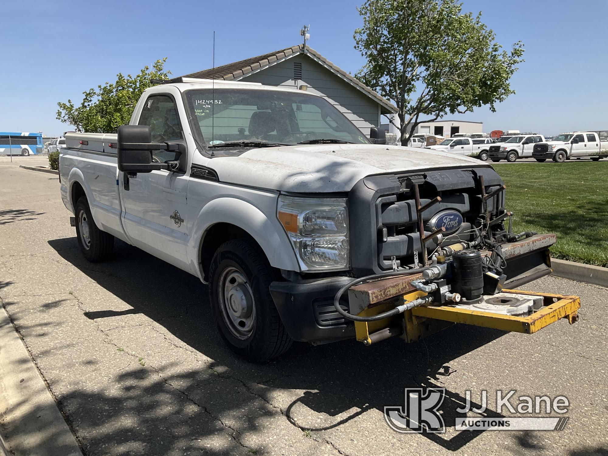 (Dixon, CA) 2013 Ford F250 Pickup Truck, DEF System Runs & Moves) (Front End Damage