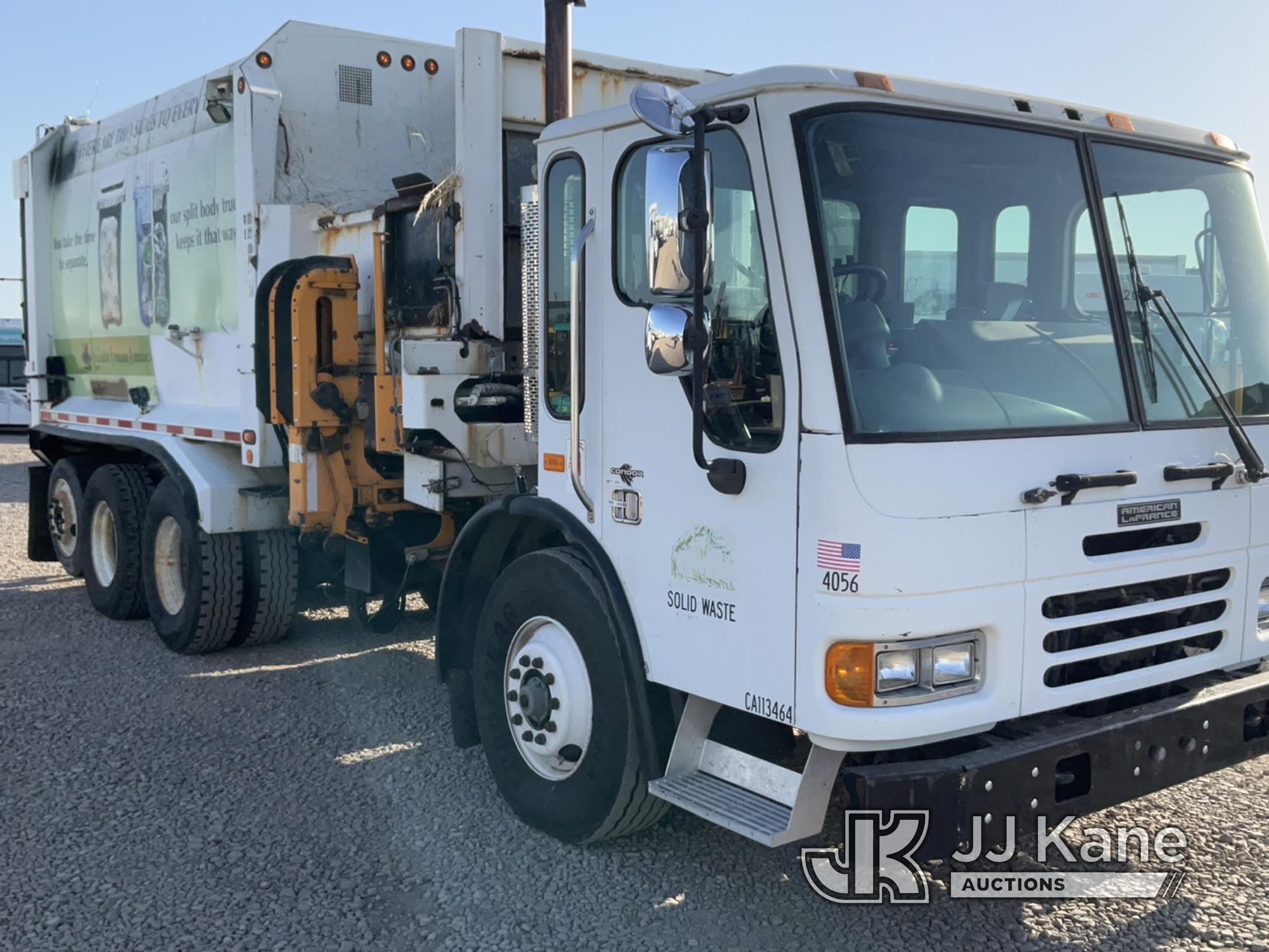 (Dixon, CA) 2008 American LaFrance Condor Garbage/Compactor Truck, SW Labrie - Spare, Right Side Dri