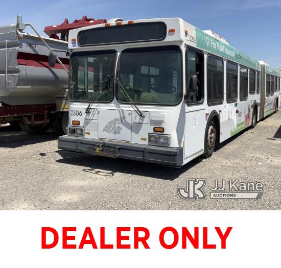 (Dixon, CA) 2002 New Flyer D60LF Bus Not Running, Conditions Unknown