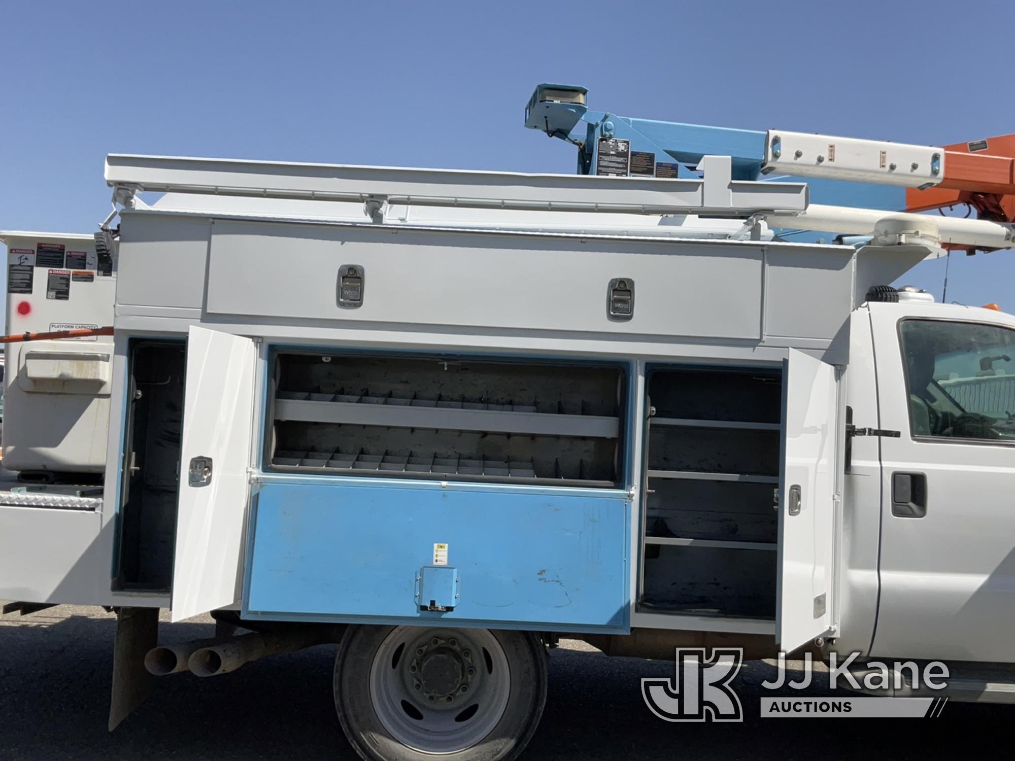 (Dixon, CA) Altec AT37G, Bucket Truck mounted behind cab on 2011 Ford F550 4x4 Service Truck Runs, M