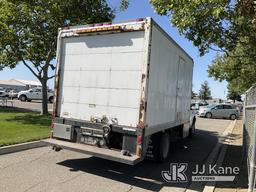 (Dixon, CA) 2004 Ford F450 Box Truck, PD Radar Trailer Runs & Moves, Monitors Did Not Pass Smog