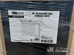 (Dixon, CA) 85in 35 Drawer Tool Storage (New) NOTE: This unit is being sold AS IS/WHERE IS via Timed