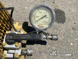 (Dixon, CA) Enerpac 150 ton double action Hydraulic Jack Operates