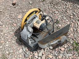 (Dixon, CA) DeWalt 14 in. Multi-Cutter Saw (Worn Worn, Rust Damage, Operation Status Unknown