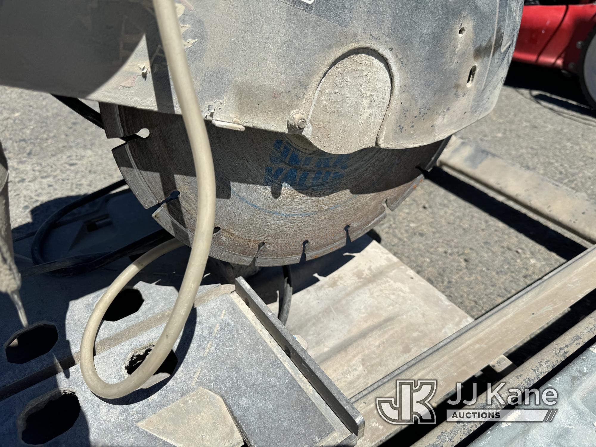(Dixon, CA) 14in Tile Saw NOTE: This unit is being sold AS IS/WHERE IS via Timed Auction and is loca