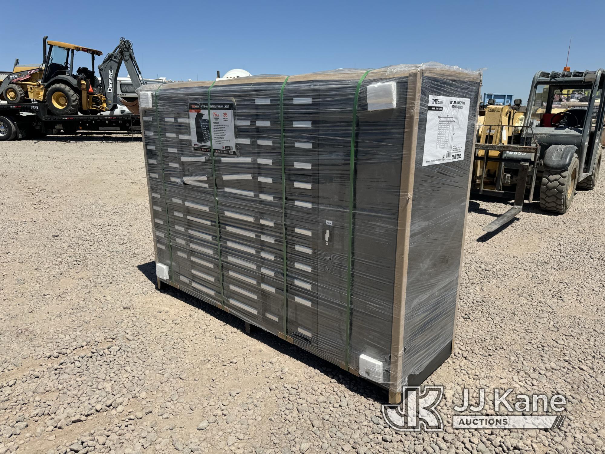 (Dixon, CA) 85in 35 Drawer Tool Storage (New) NOTE: This unit is being sold AS IS/WHERE IS via Timed