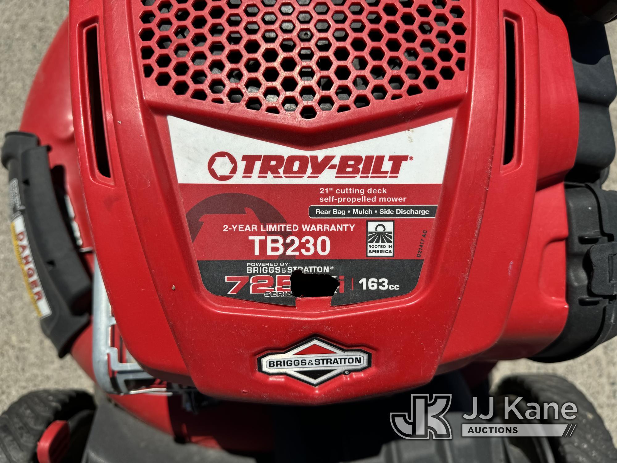 (Dixon, CA) Troy-Bilt Lawn Mower NOTE: This unit is being sold AS IS/WHERE IS via Timed Auction and