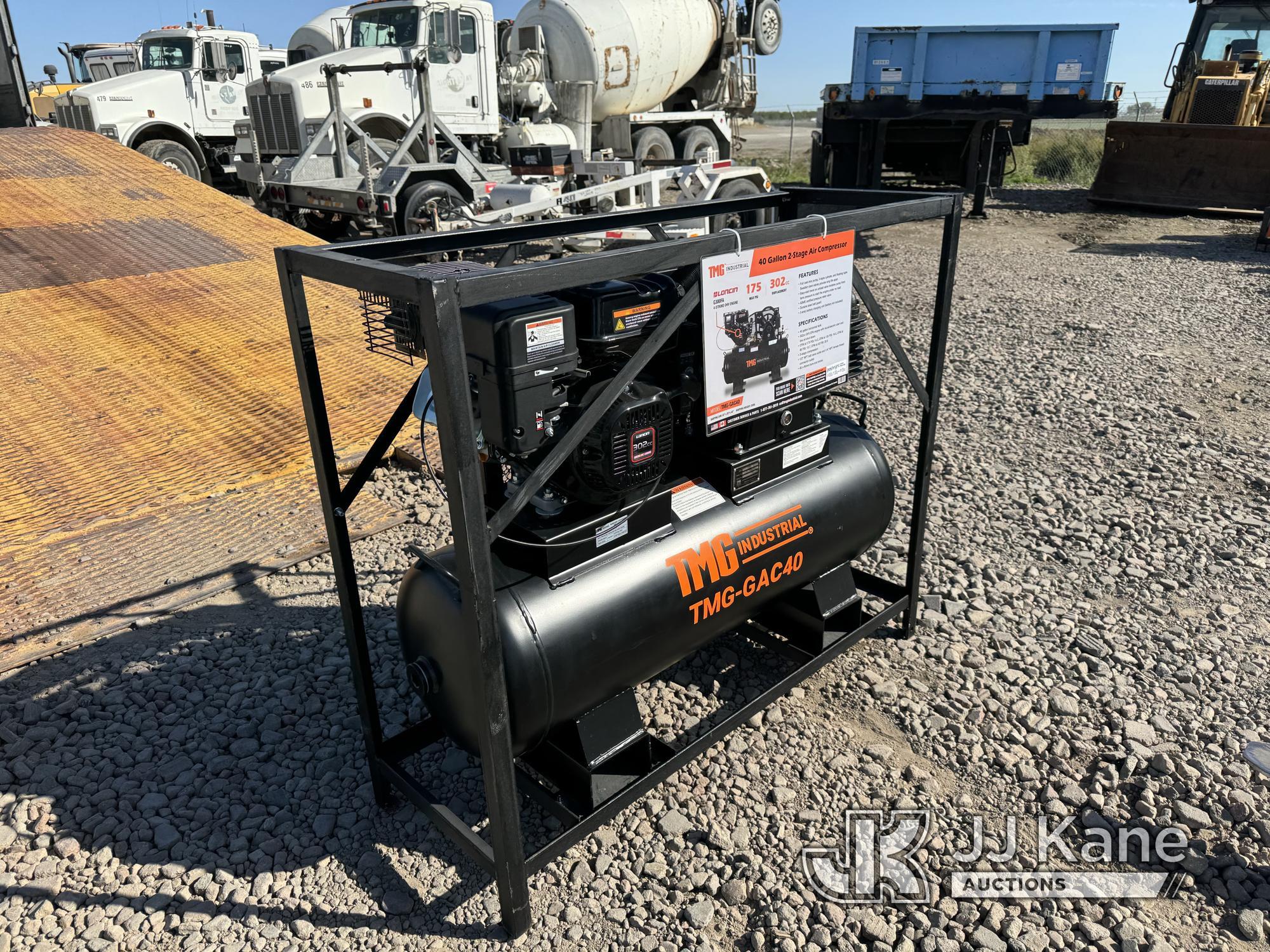 (Dixon, CA) 40gal 2 Stage Air Compressor (New) NOTE: This unit is being sold AS IS/WHERE IS via Time