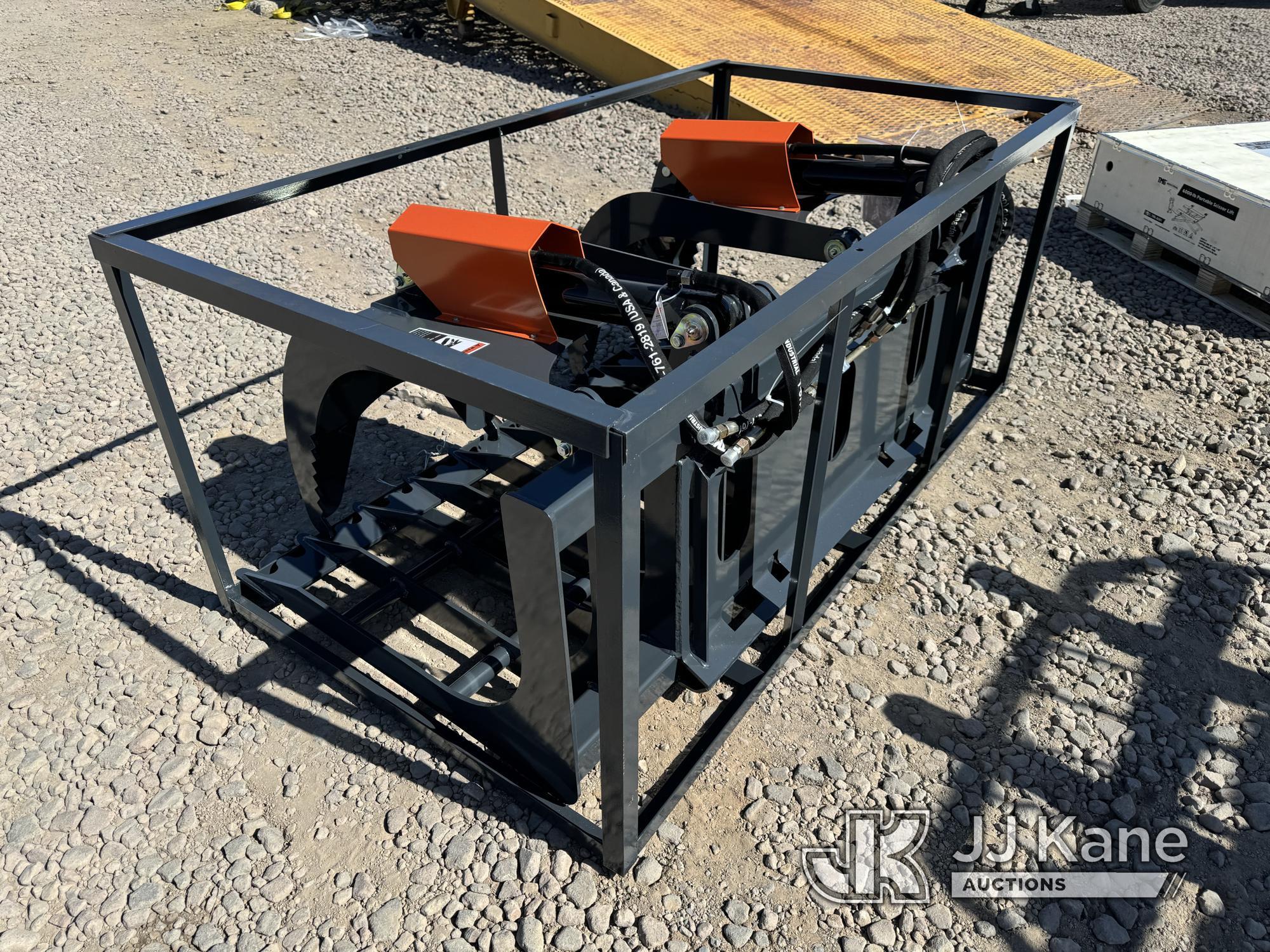 (Dixon, CA) 72in Skid Steer Skeleton Grapple Bucket (New ) NOTE: This unit is being sold AS IS/WHERE