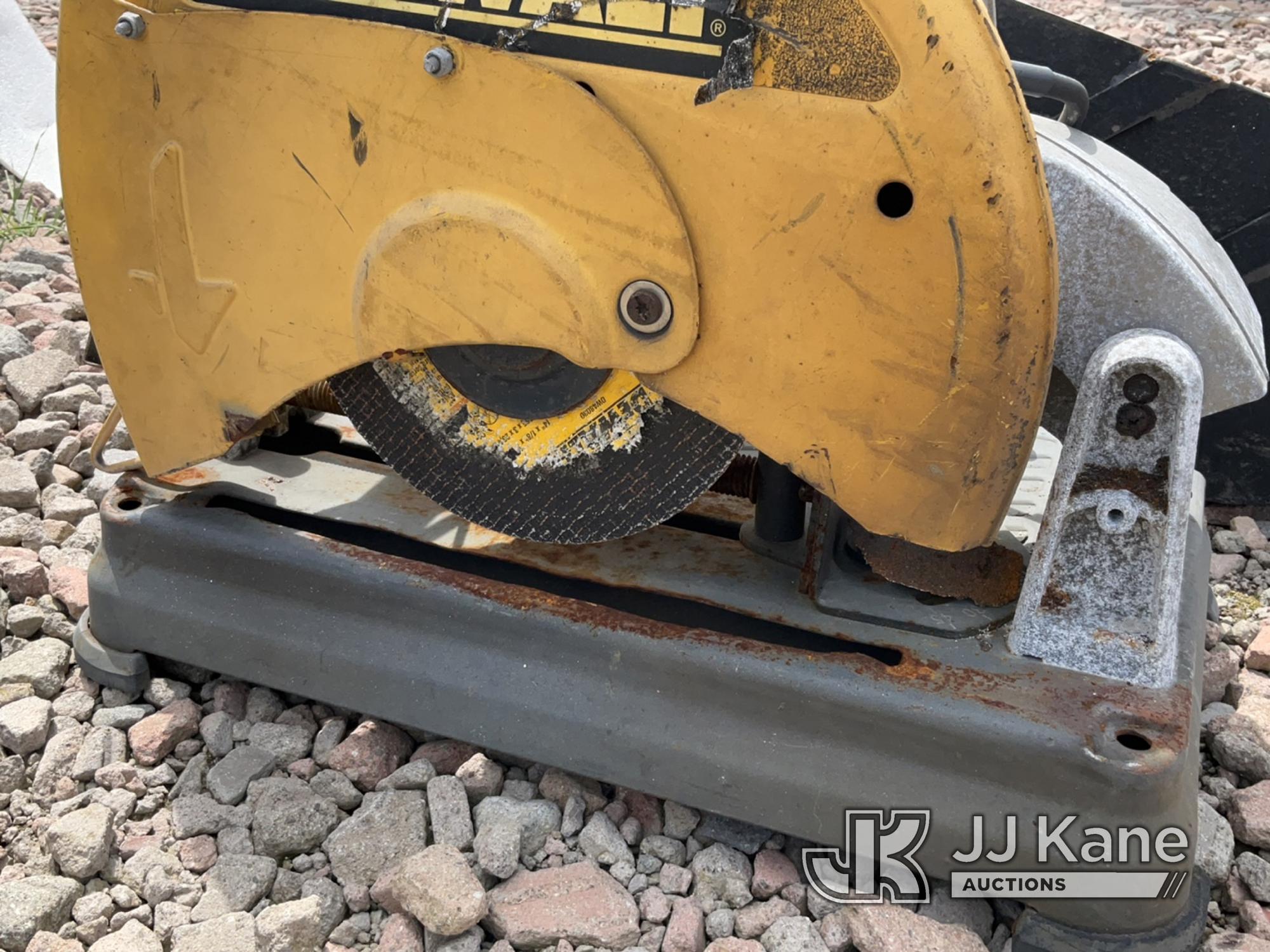 (Dixon, CA) DeWalt 14 in. Multi-Cutter Saw (Worn Worn, Rust Damage, Operation Status Unknown