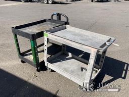 (Dixon, CA) (2) Utility Carts NOTE: This unit is being sold AS IS/WHERE IS via Timed Auction and is
