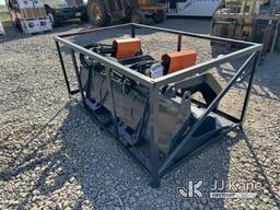 (Dixon, CA) 72in Skid Steer Grapple Bucket (New ) NOTE: This unit is being sold AS IS/WHERE IS via T