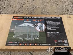 (Dixon, CA) 10ft x 10ft Dog Kennel (New) NOTE: This unit is being sold AS IS/WHERE IS via Timed Auct