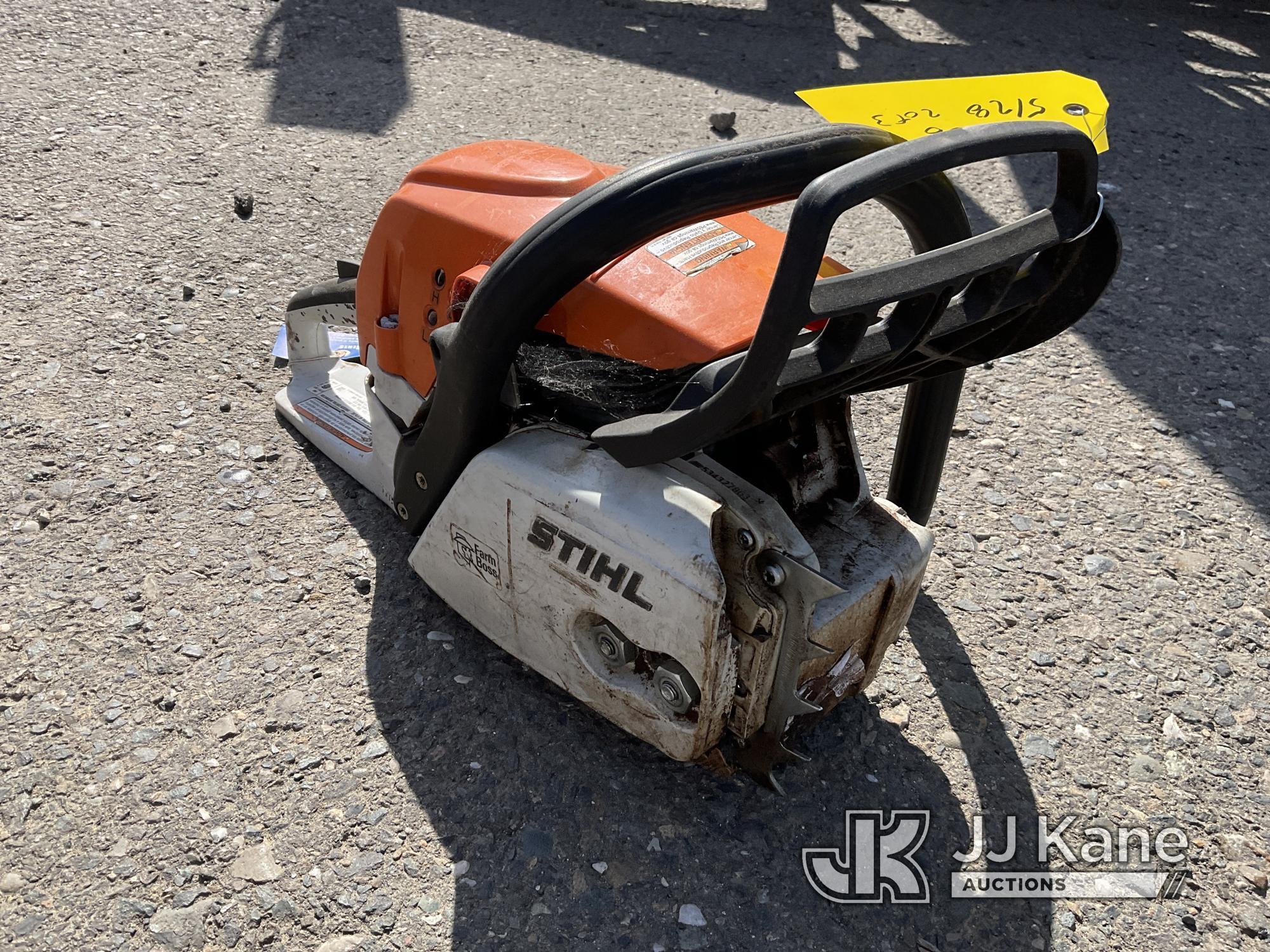 (Dixon, CA) (3) STIHL Chainsaw Motors (Motors Do Not Operate Motors Do Not Operate, Only Crank