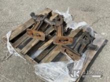 (Dixon, CA) Pallet of 3 Railroad Jacks (Worn) NOTE: This unit is being sold AS IS/WHERE IS via Timed