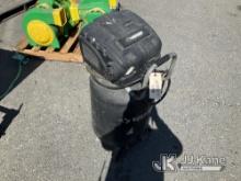 (Dixon, CA) Husky Air Compressor. NOTE: This unit is being sold AS IS/WHERE IS via Timed Auction and