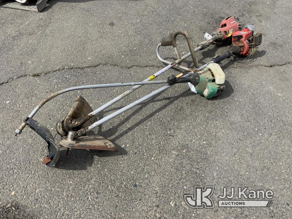 (Dixon, CA) (3) Various Makes of String Trimmers (Missing Gas Tank Missing Gas Tank, Missing Spindle