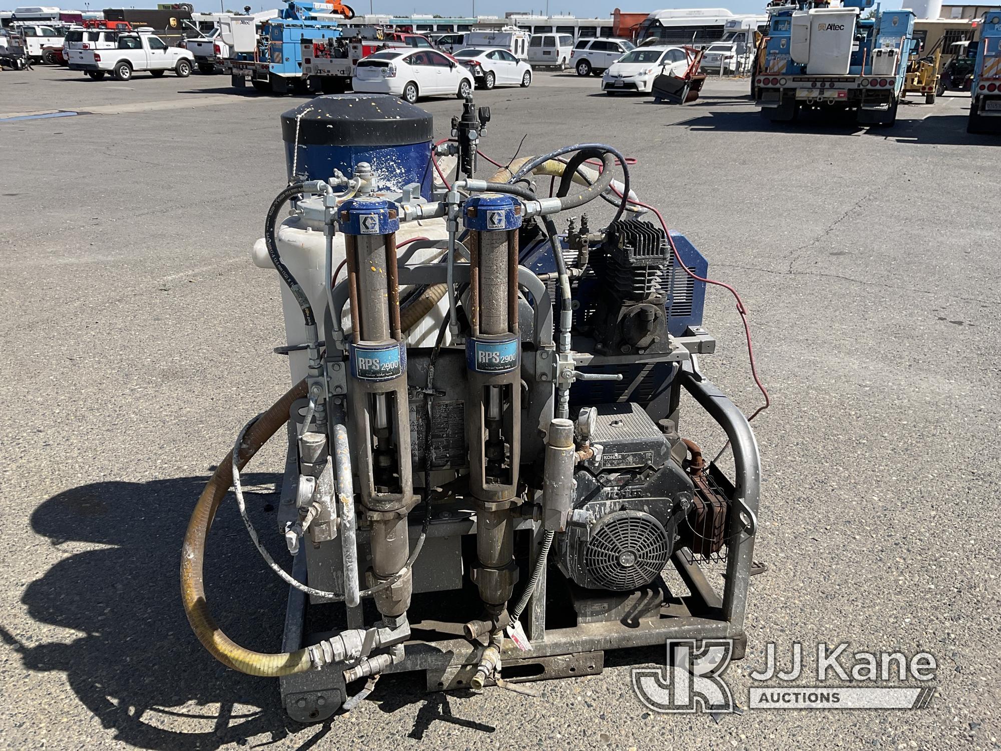 (Dixon, CA) Graco Road Lazer RPS 2900 Walk Behind Road Stripper NOTE: This unit is being sold AS IS/