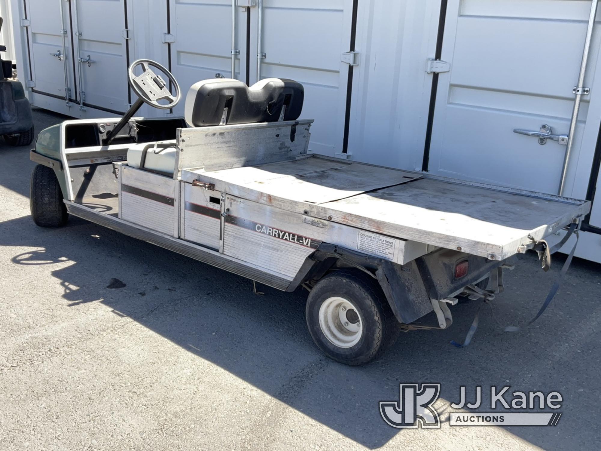 (Dixon, CA) Club Car CarryAll VI Not Running, Conditions Unknown