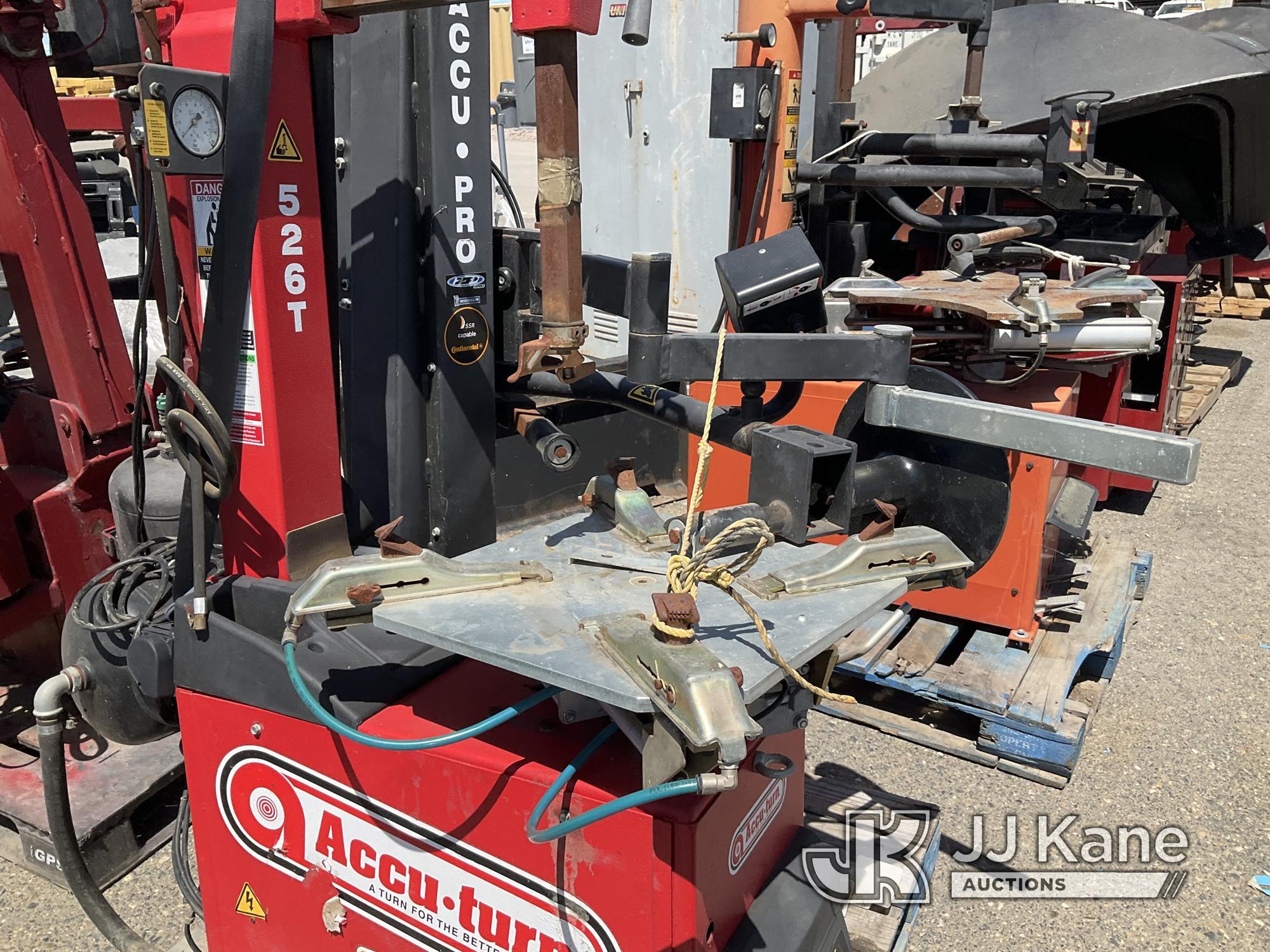 (Dixon, CA) Accu.turn Tire Changer (Used) NOTE: This unit is being sold AS IS/WHERE IS via Timed Auc