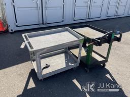 (Dixon, CA) (2) Utility Carts NOTE: This unit is being sold AS IS/WHERE IS via Timed Auction and is