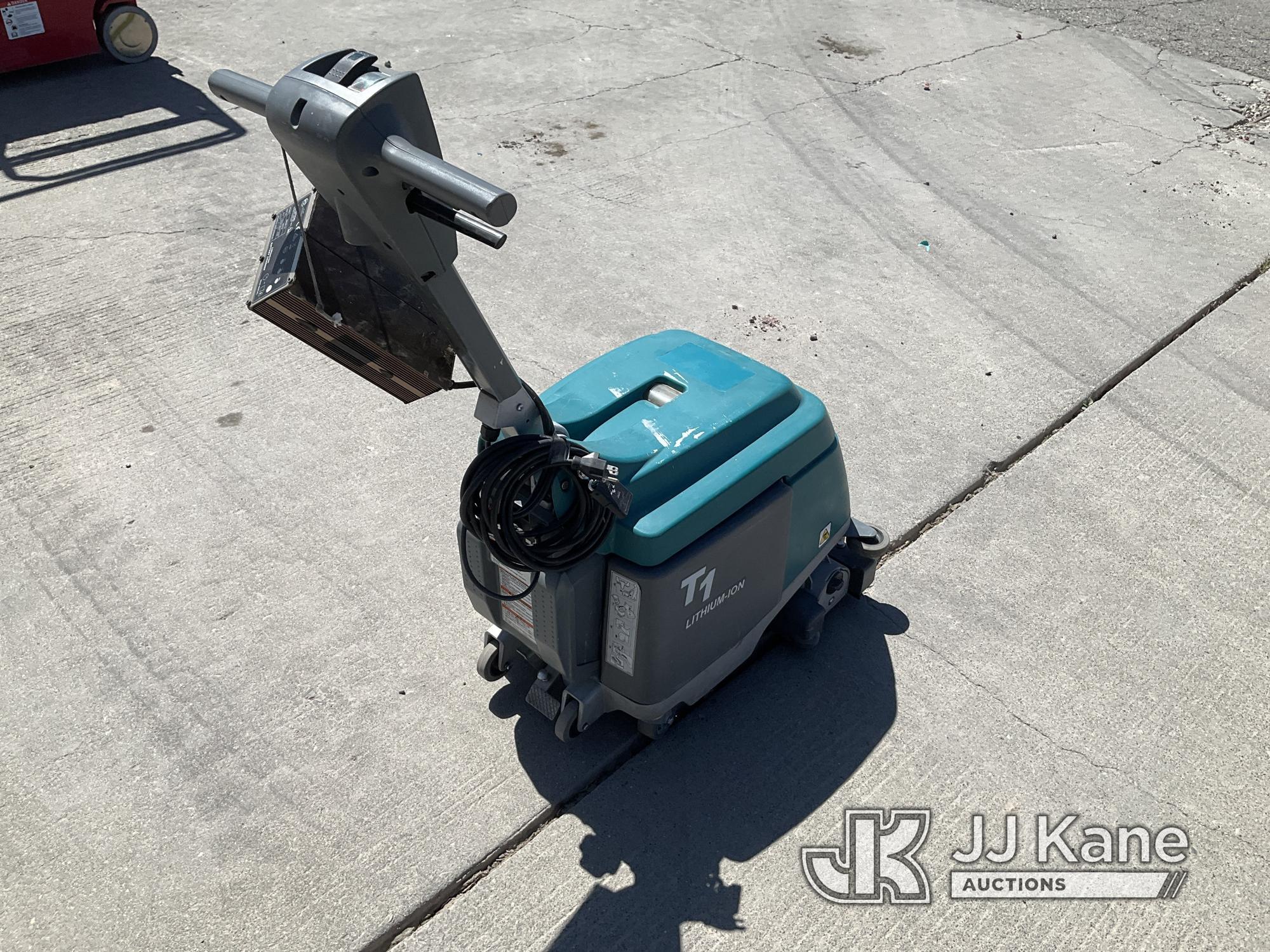 (Dixon, CA) Tennant Scrubber (Turns On & Operates With Charger) NOTE: This unit is being sold AS IS/