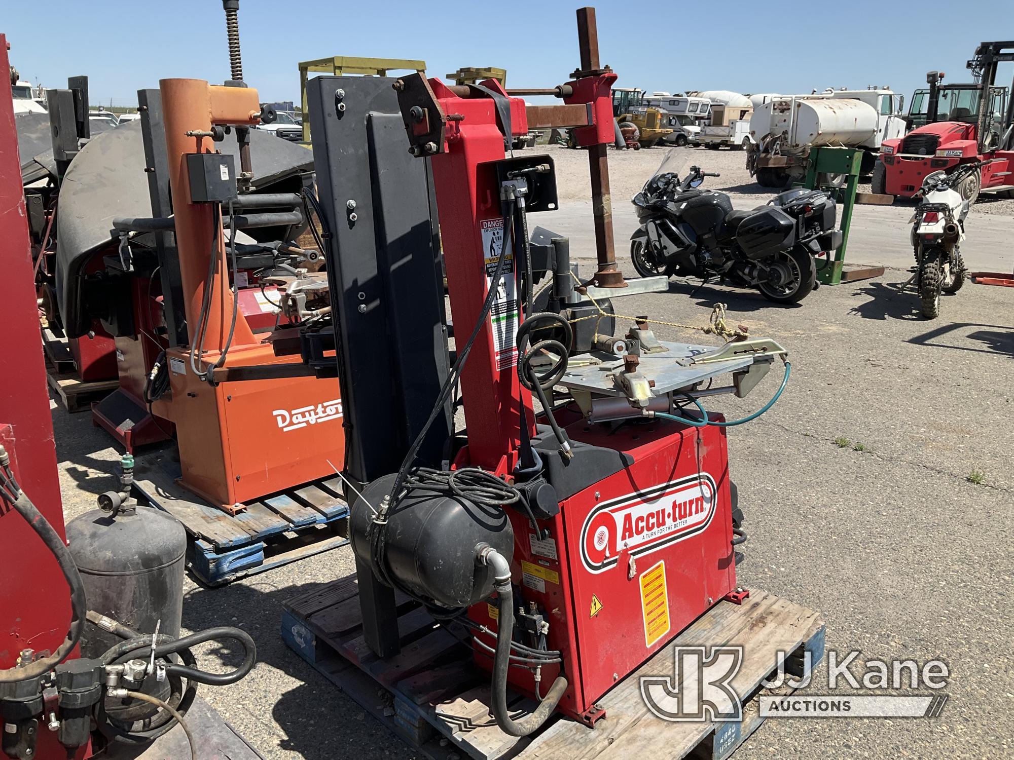 (Dixon, CA) Accu.turn Tire Changer (Used) NOTE: This unit is being sold AS IS/WHERE IS via Timed Auc