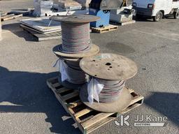 (Dixon, CA) Pallet with (3) Reels of Cable NOTE: This unit is being sold AS IS/WHERE IS via Timed Au