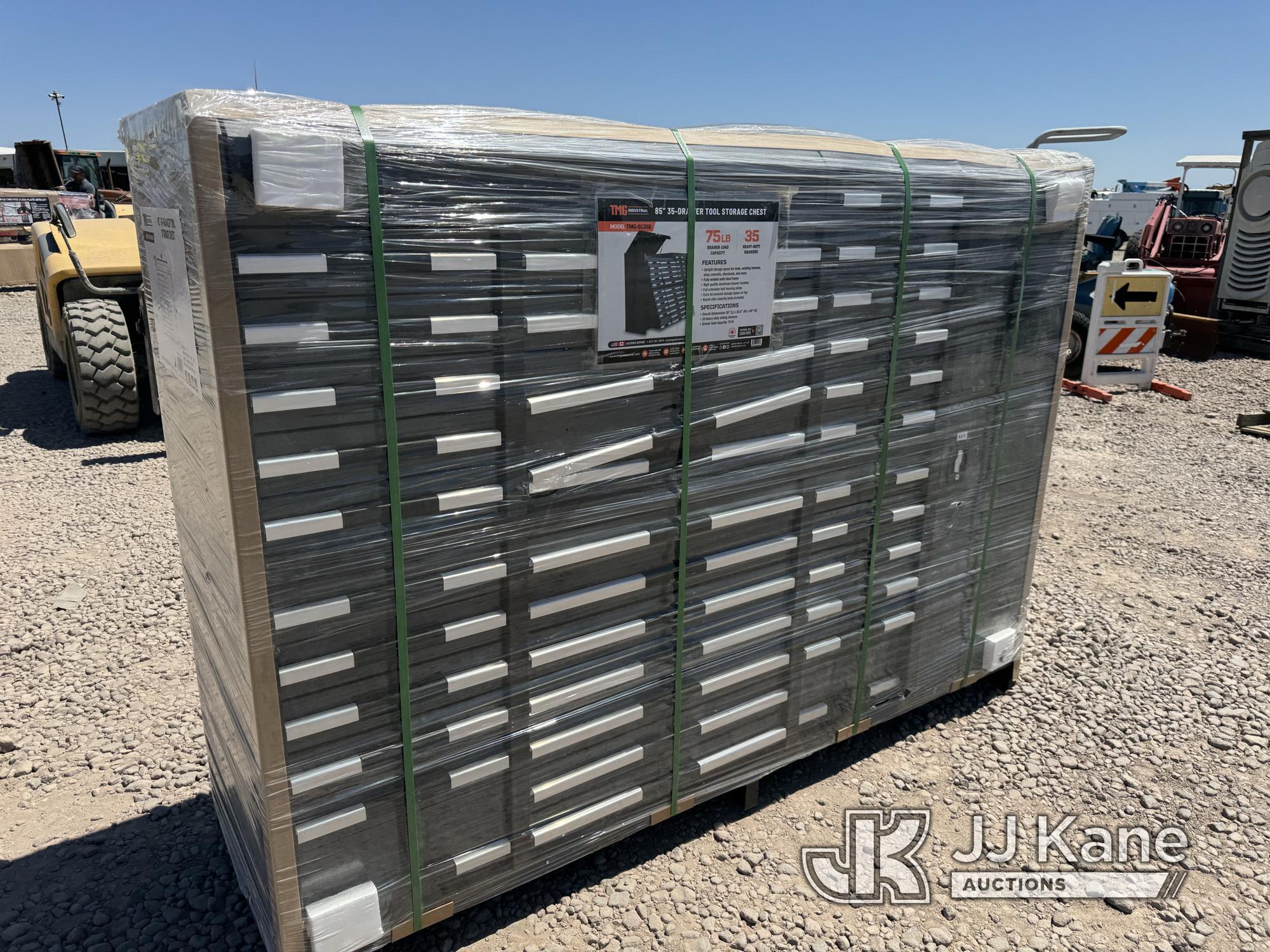 (Dixon, CA) 85in 35 Drawer Tool Storage (New) NOTE: This unit is being sold AS IS/WHERE IS via Timed
