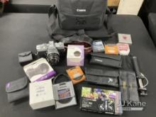 Minolta Camera And Accessories (Used) NOTE: This unit is being sold AS IS/WHERE IS via Timed Auction