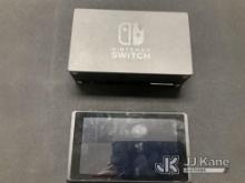 (Jurupa Valley, CA) Nintendo Switch And Dock No Controllers (Used) NOTE: This unit is being sold AS