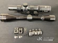 (Jurupa Valley, CA) Gun Scopes (Used) NOTE: This unit is being sold AS IS/WHERE IS via Timed Auction