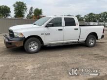 2014 RAM 1500 4x4 Crew-Cab Pickup Truck Runs, Moves, Rust Damage, Body Damage, Broken Driver Side Mi