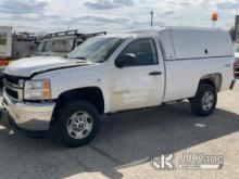 2013 Chevrolet Silverado 2500HD 4x4 Pickup Truck Runs & Moves) (Wrecked-Air Bags Deployed, Not Roadw